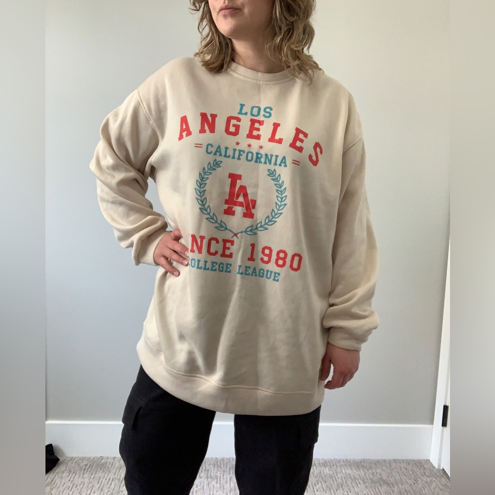 Oversized Los Angeles Sweatshirt